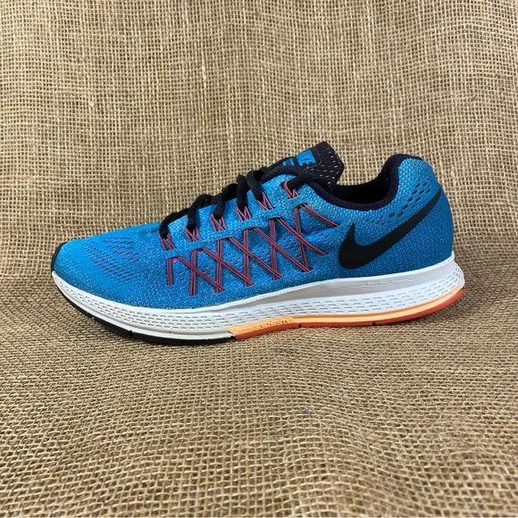 Nike Running Shoe Air Zoom Pegasus  Blue Black White Women's  Size 9.5 - Picture 2 of 11